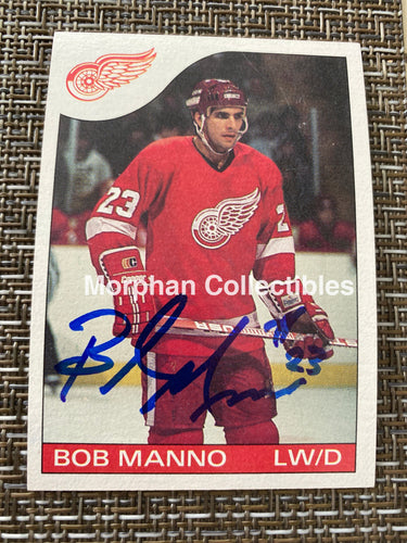 Bob Manno - Autographed Card 1985/86 Topps
