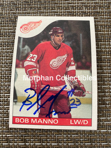 Bob Manno - Autographed Card 1985/86 Topps