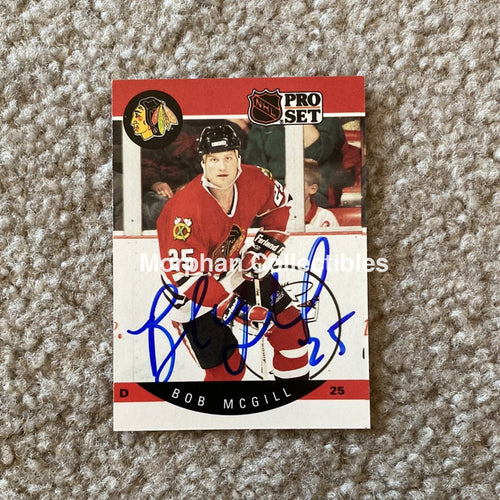 Bob Mcgill - Autographed Card 1990 Pro Set