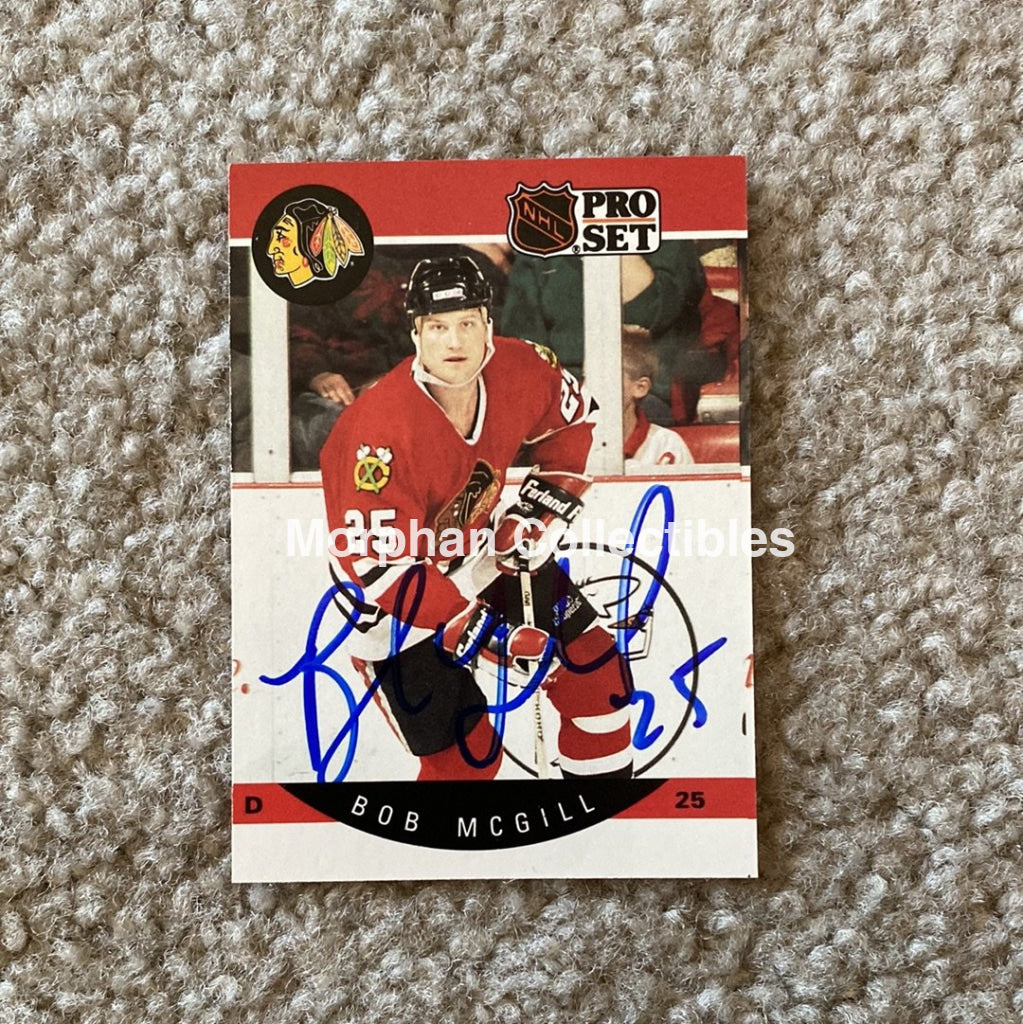 Bob Mcgill - Autographed Card 1990 Pro Set