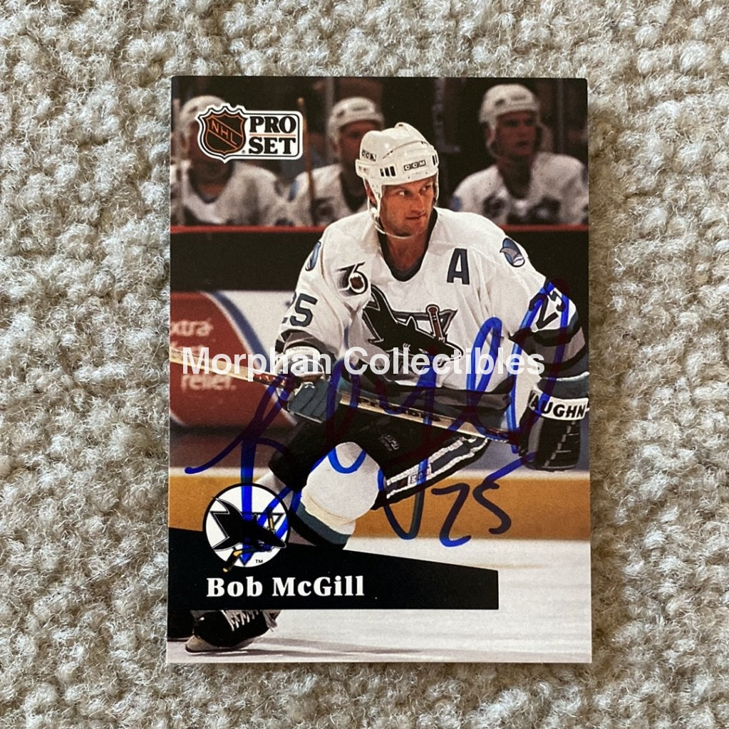 Bob Mcgill - Autographed Card 1991 Pro Set