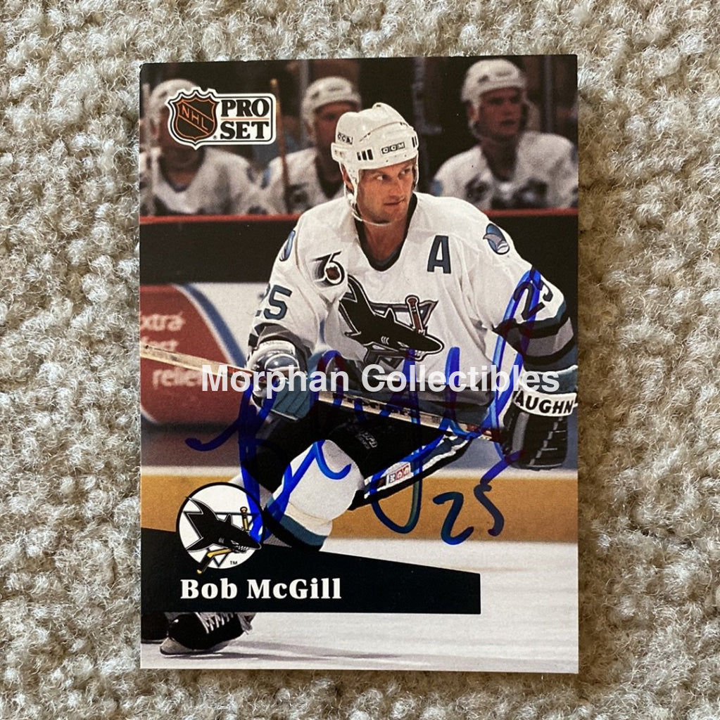 Bob Mcgill - Autographed Card 1991 Pro Set