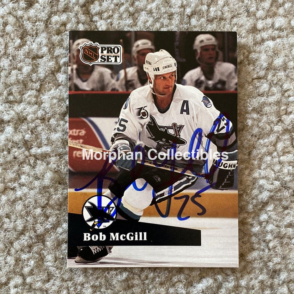 Bob Mcgill - Autographed Card 1991 Pro Set