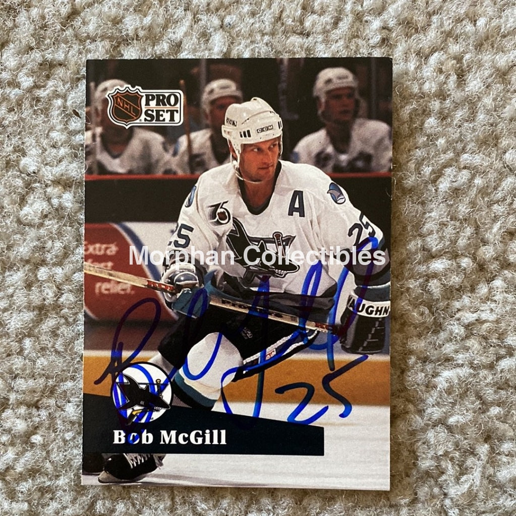 Bob Mcgill - Autographed Card 1991 Pro Set