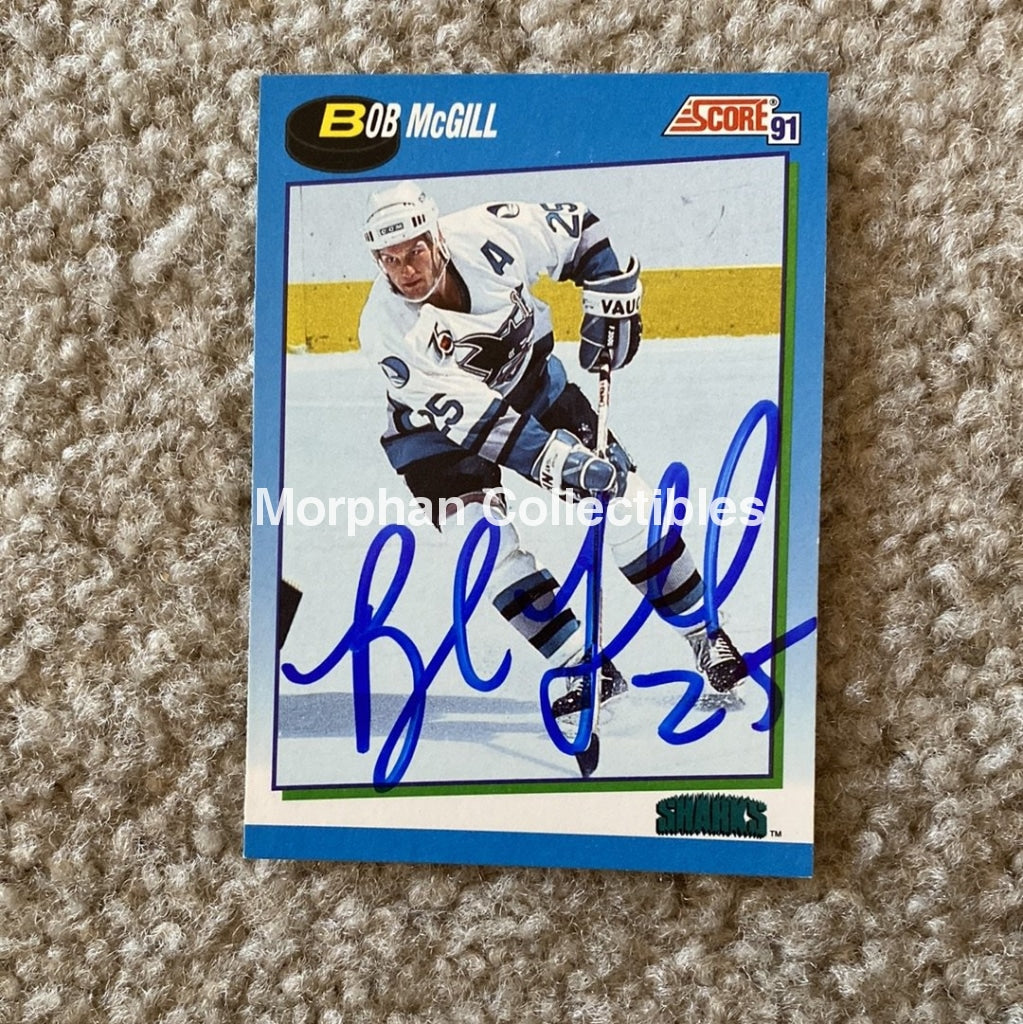 Bob Mcgill - Autographed Card 1991 Score