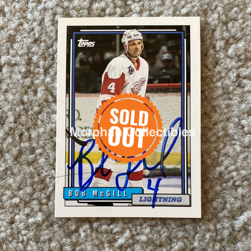 Bob Mcgill - Autographed Card 1992-93 Topps