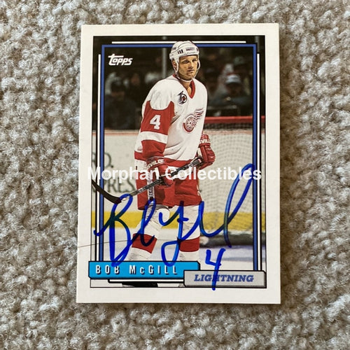 Bob Mcgill - Autographed Card 1992-93 Topps