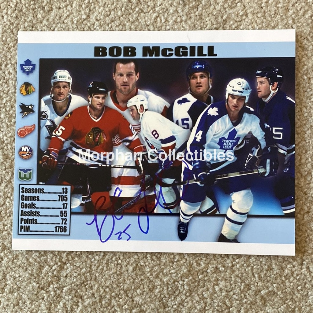 Bob Mcgill - Autographed Collage 8X10 Photo