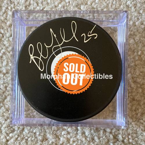 Bob Mcgill - Autographed Puck Chicago Blackhawks