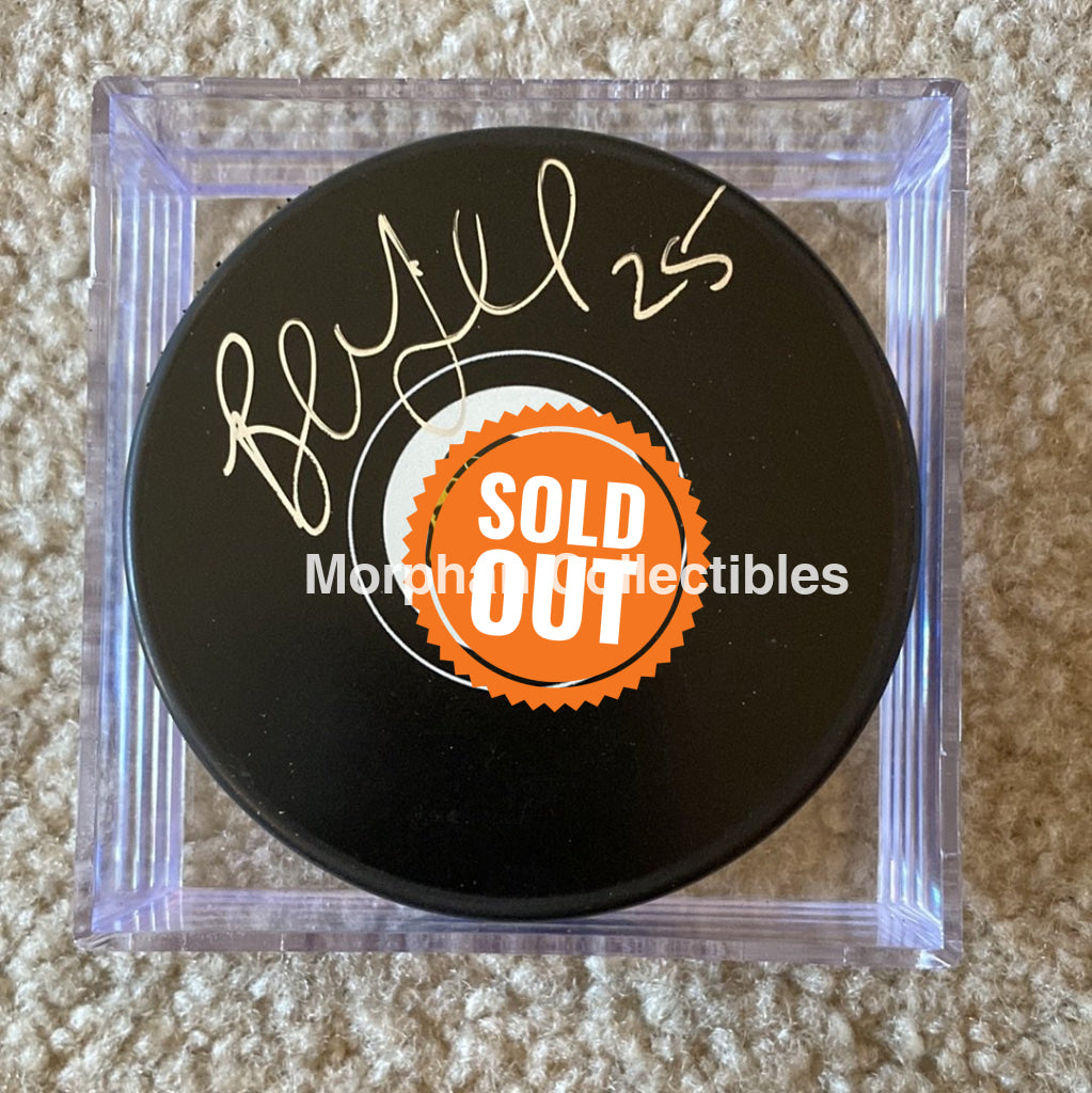 Bob Mcgill - Autographed Puck Chicago Blackhawks