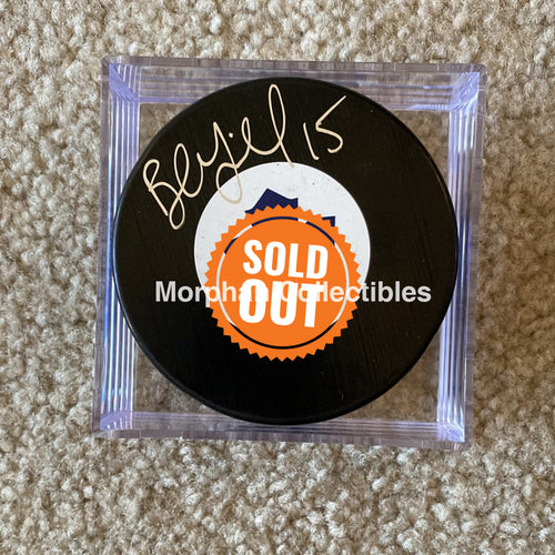 Bob Mcgill - Autographed Puck Toronto Maple Leafs