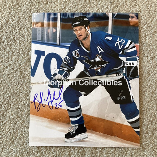 Bob Mcgill - Autographed San Jose Sharks 8X10 Photo