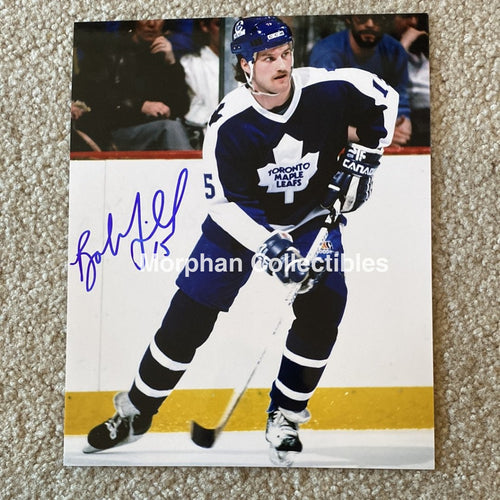Bob Mcgill - Autographed Toronto Maple Leafs 8X10 Photo