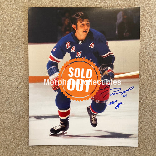 Brad Park - Autographed 8X10 Photo New York Rangers