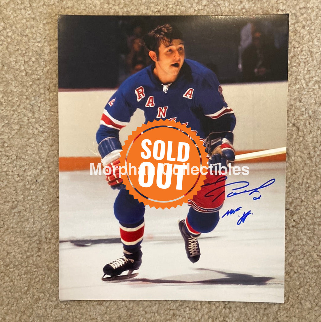 Brad Park - Autographed 8X10 Photo New York Rangers