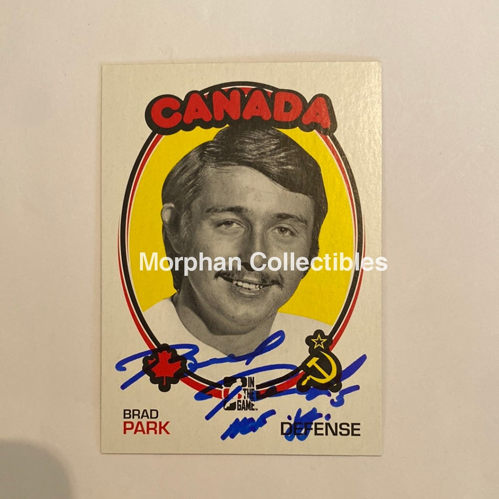 Brad Park - Autographed Card 1972 Itg