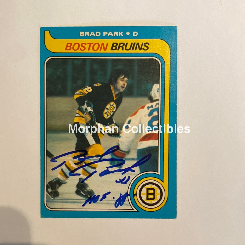 Brad Park - Autographed Card 1979-80 Opc