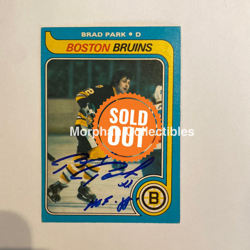 Brad Park - Autographed Card 1979-80 Opc