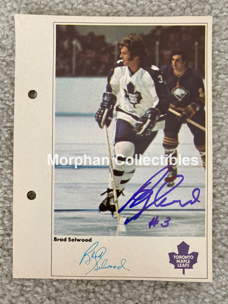 Brad Selwood - Autographed Card Toronto Sun Postcard