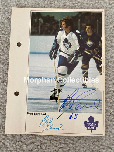 Brad Selwood - Autographed Card Toronto Sun Postcard