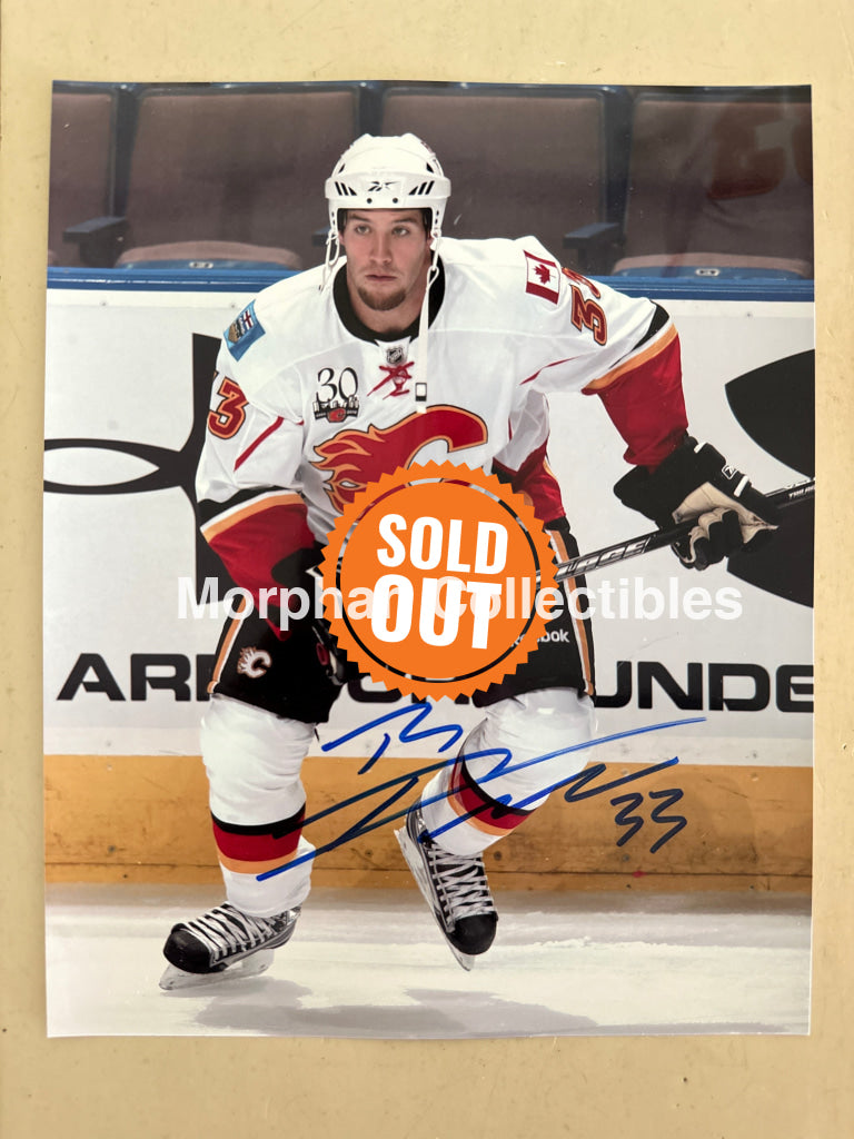 Brandon Prust - Autographed 8x10 Photo - Calgary Flames Photo