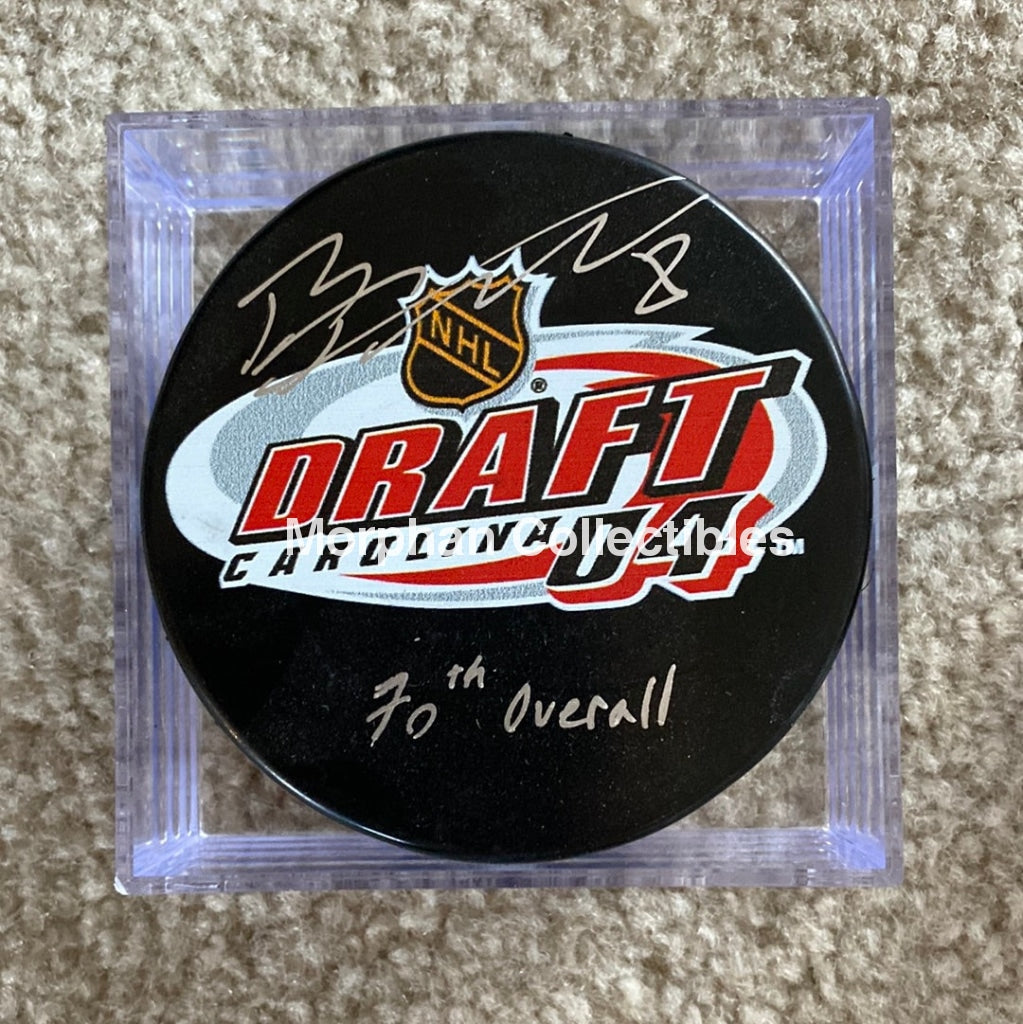 Brandon Prust - Autographed Puck 2004 Draft