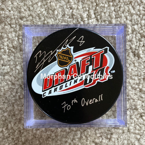 Brandon Prust - Autographed Puck 2004 Draft
