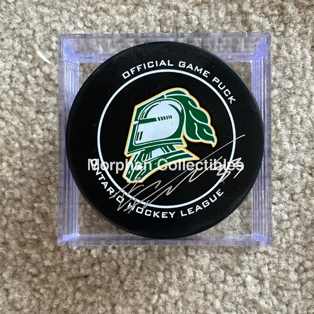 Brandon Prust - Autographed Puck London Knights