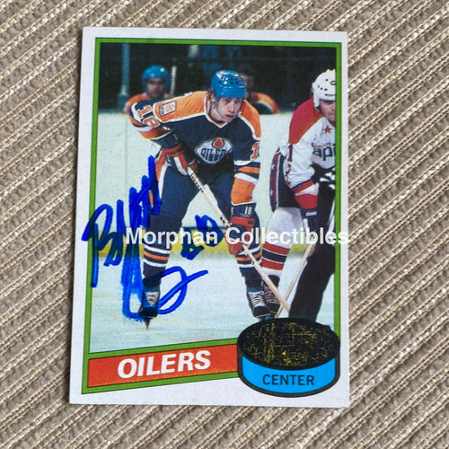 Brett Callighen - Autographed Card 1980-81 Topps