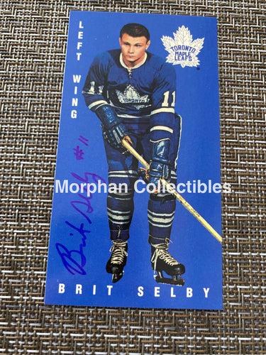 Brit Selby - Autographed Card 1964/65 Tallboy