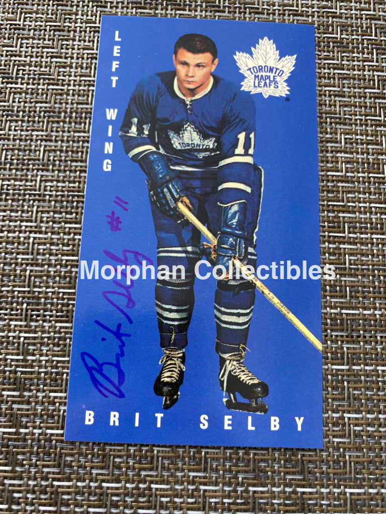 Brit Selby - Autographed Card 1964/65 Tallboy