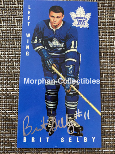 Brit Selby - Autographed Card 1964/65 Tallboy
