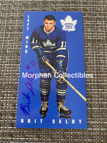 Brit Selby - Autographed Card 1964/65 Tallboy