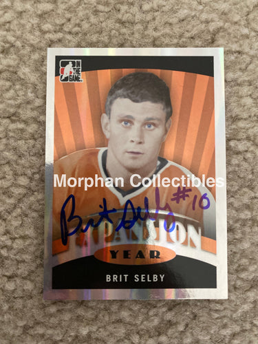 Brit Selby - Autographed Card 2012 Itg