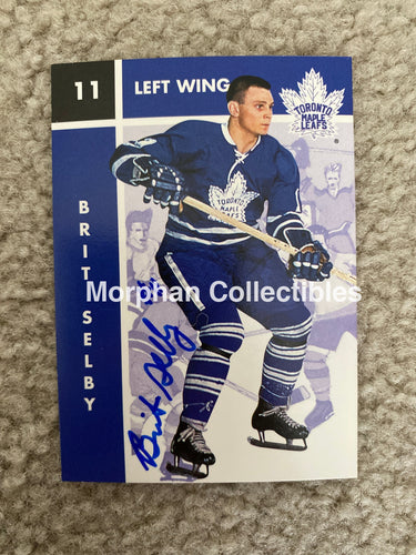 Brit Selby - Autographed Card Parkhurst 1966/67