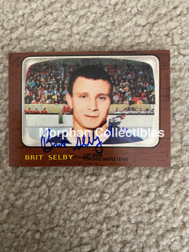 Brit Selby - Autographed Card Topps Reprint