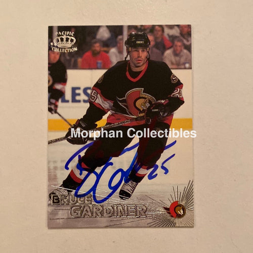 Bruce Gardiner - Autographed Card 1997 Pacific