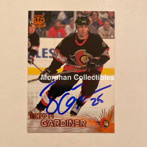 Bruce Gardiner - Autographed Card 1997 Pacific
