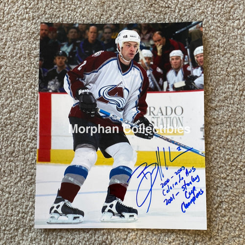 Bryan Muir - Autographed 8X10 Photo Colorado Avalanche