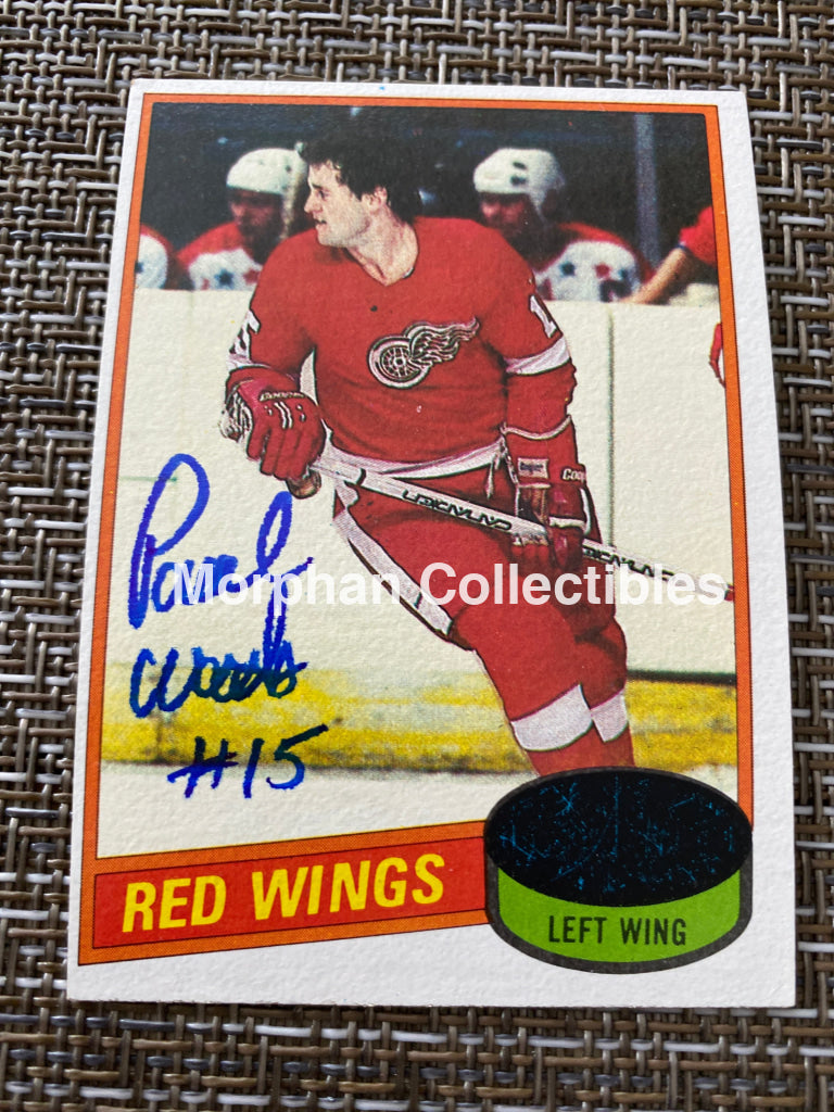 (Copy) Paul Woods - Autographed Card 1980/81 Topps