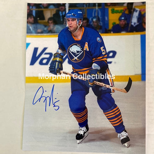 Craig Muni - Autographed Buffalo Sabres 8X10 Photo