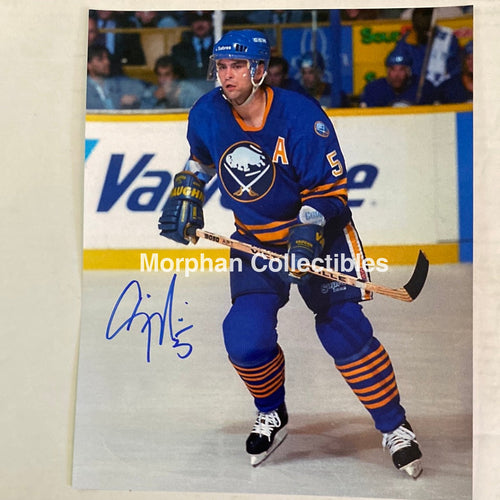 Craig Muni - Autographed Buffalo Sabres 8X10 Photo