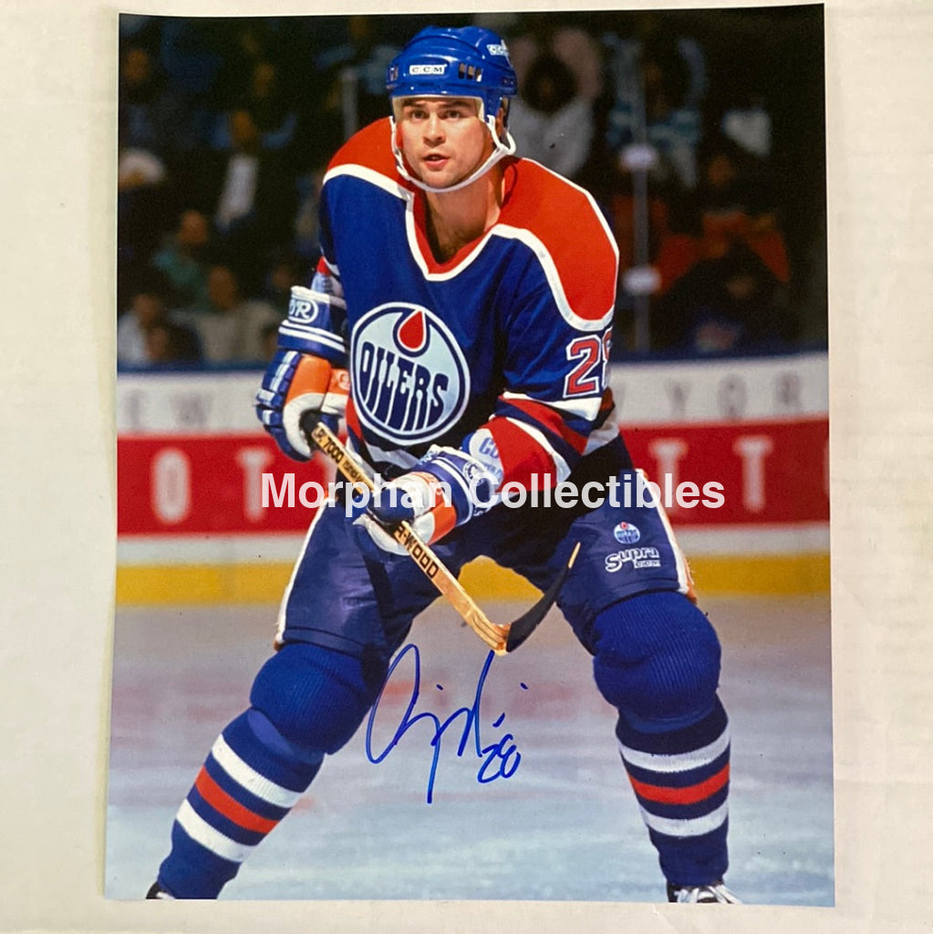 Craig Muni - Autographed Edmonton Oilers 8X10 Photo