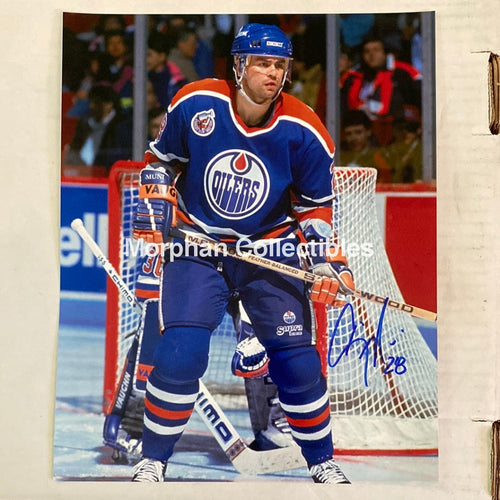 Craig Muni - Autographed Edmonton Oilers 8X10 Photo