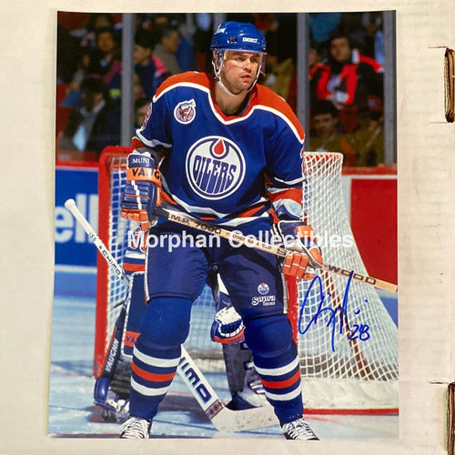 Craig Muni - Autographed Edmonton Oilers 8X10 Photo