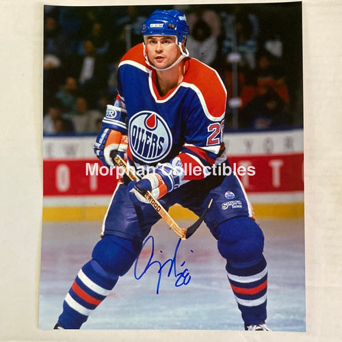 Craig Muni - Autographed Edmonton Oilers 8X10 Photo