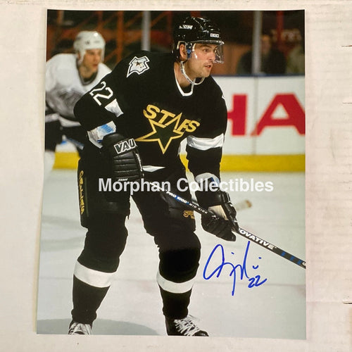 Craig Muni - Autographed Minnesota North Stars 8X10 Photo