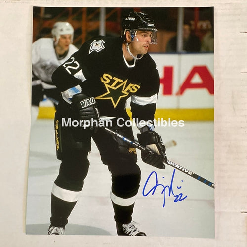 Craig Muni - Autographed Minnesota North Stars 8X10 Photo