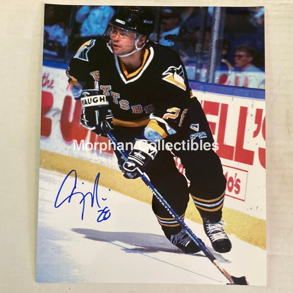 Craig Muni - Autographed Pittsburg Penguins 8X10 Photo