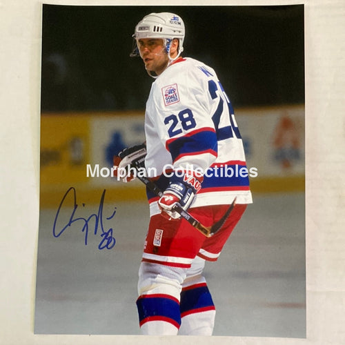 Craig Muni - Autographed Winnipeg Jets 8X10 Photo